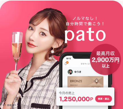 【2025年最新版】最短30分でハイクラスな出会いを実現！ギャラ飲みマッチングサービス「pato（パト）」とは？