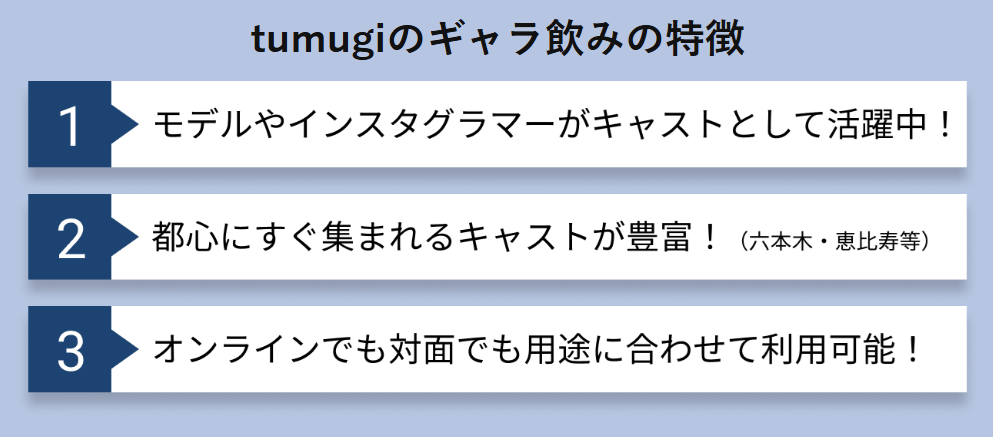 【2025年最新版】モデルやインフルエンサーと直接会える！ギャラ飲みマッチングサービス「tumugi（つむぎ）」とは？